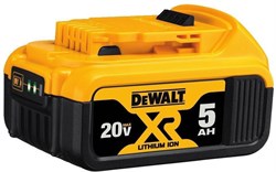 Аккумулятор 20V Max XR 5.0 Ah Lithium ion  model DCB205  DeWalt - фото 6618