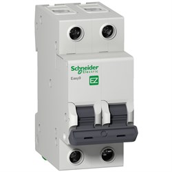 Автоматический выключатель  EASY 9  2P 06А тип С  4.5кA  Schneider electric - фото 7014