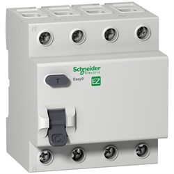 Устройство защитного отключения УЗО EASY 9  4P 25A 30mA  AC  Schneider electric - фото 7038