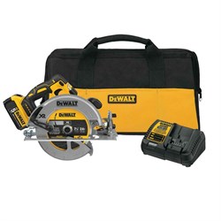 Набор дисковой пилы на 190мм Li-ion 20V с бесщеточным мотором DCS570P1  DeWalt - фото 7900