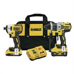 Набор бесщеточного аккумуляторного инструмента  DCK299D1W1   DeWalt - фото 8042