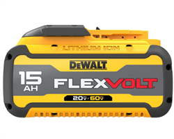 Аккумулятор 20V / 60V Max XR FLEXVOLT 15.0 Ah Lithium ion  model DCB615  DeWalt - фото 8586